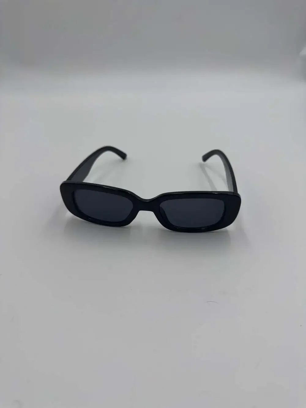 Y2K‎ Black Rectangular Frame Sunglasses